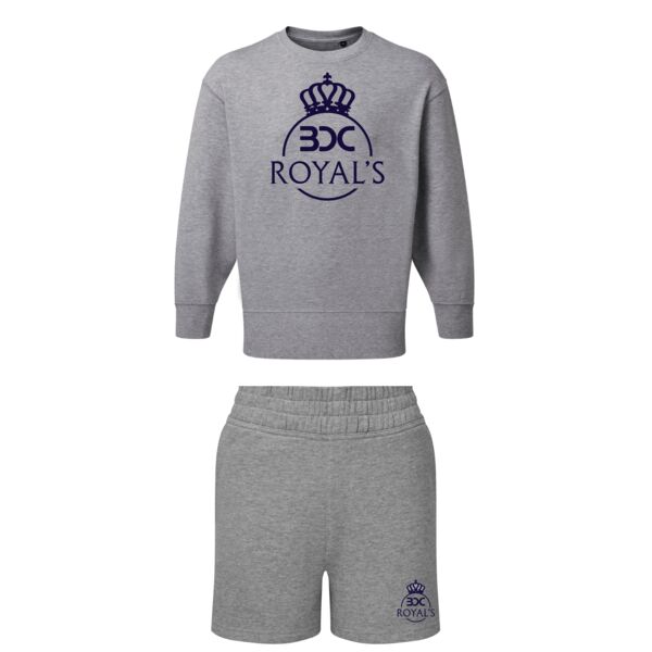 BDC Royals 24 Sweatshirt/Jogger Shorts Set Thumbnail